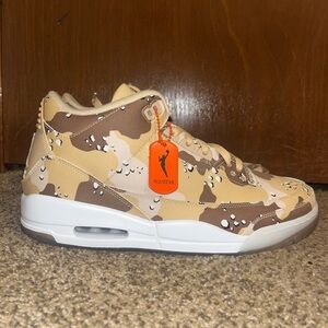 Jordan 3 retro x WNBA desert camo shoes